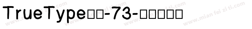 TrueType字体-73字体转换