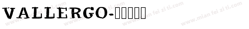 VALLERGO字体转换