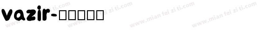 vazir字体转换