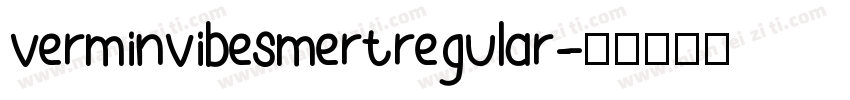 verminvibesmertregular字体转换