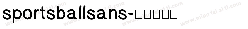 sportsballsans字体转换