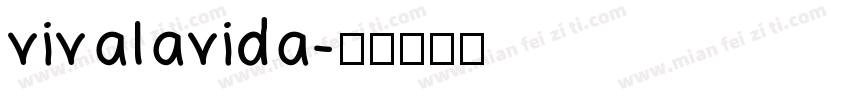 vivalavida字体转换