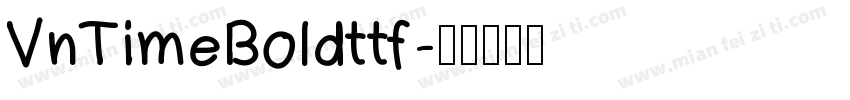 VnTimeBoldttf字体转换