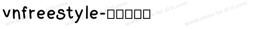 vnfreestyle字体转换