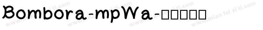 Bombora-mpWa字体转换