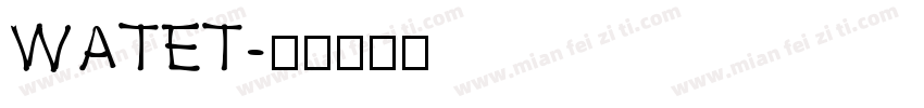 WATET字体转换