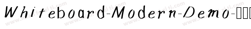 Whiteboard-Modern-Demo字体转换