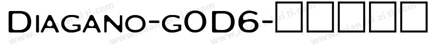 Diagano-g0D6字体转换
