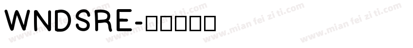 WNDSRE字体转换