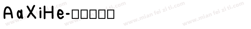 AaXiHe字体转换