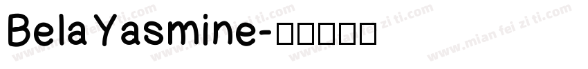 BelaYasmine字体转换