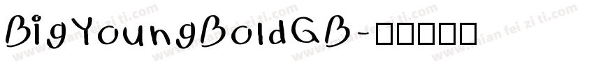 BigYoungBoldGB字体转换