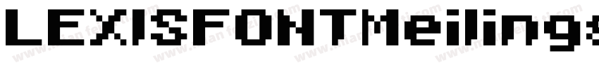 LEXISFONTMeilingsongGBM字体转换