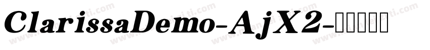 ClarissaDemo-AjX2字体转换