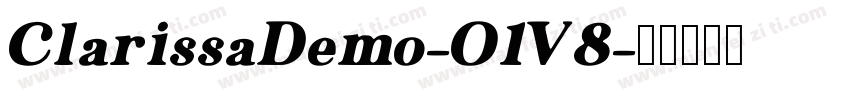 ClarissaDemo-O1V8字体转换