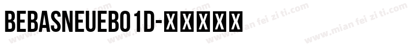 BebasNeueBo1d字体转换