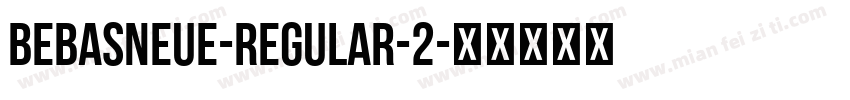 BebasNeue-Regular-2字体转换