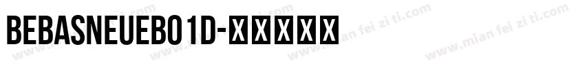 BebasNeueBo1d字体转换