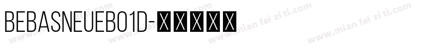 BebasNeueBo1d字体转换
