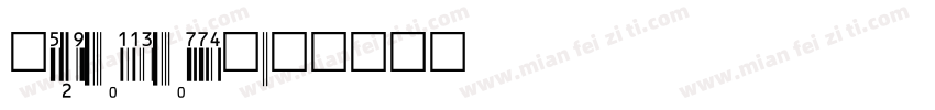 UPCTallNarrow字体转换