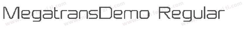 MegatransDemo-Regular字体转换
