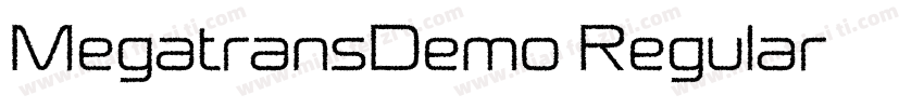 MegatransDemo-Regular字体转换