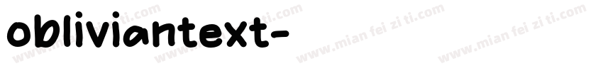 obliviantext字体转换
