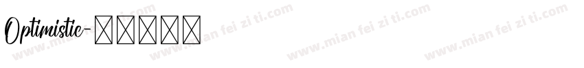 Optimistic字体转换