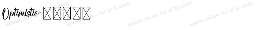 Optimistic字体转换