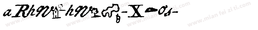 Dksamhain-XV0j字体转换