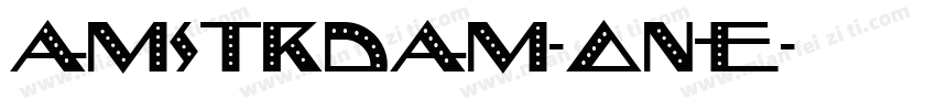 amstrdam-one字体转换