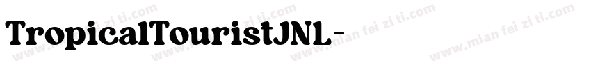 TropicalTouristJNL字体转换