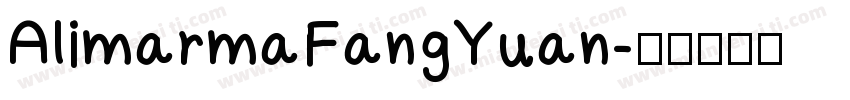 AlimarmaFangYuan字体转换