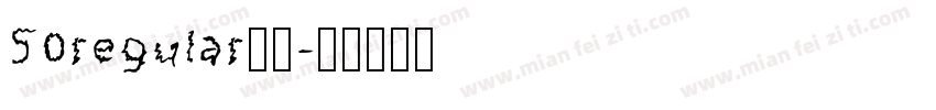 50regular字体字体转换