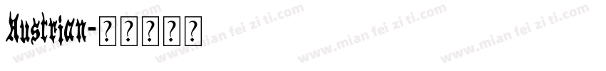 Austrian字体转换
