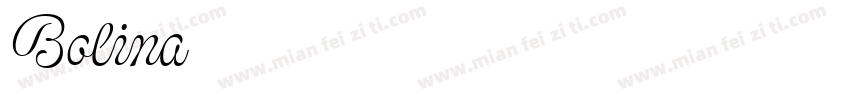 Bolina字体转换
