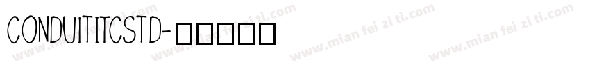 conduitITcstd字体转换