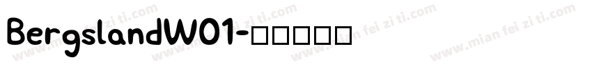 BergslandW01字体转换