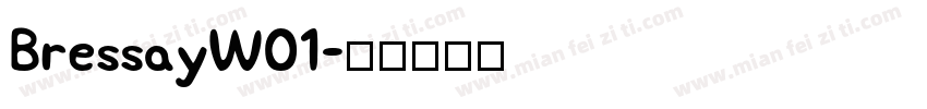 BressayW01字体转换