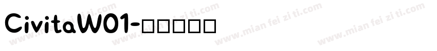 CivitaW01字体转换