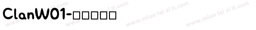 ClanW01字体转换