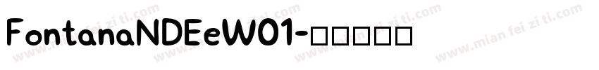 FontanaNDEeW01字体转换