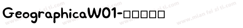 GeographicaW01字体转换