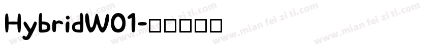 HybridW01字体转换