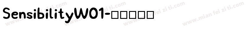 SensibilityW01字体转换