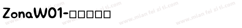 ZonaW01字体转换