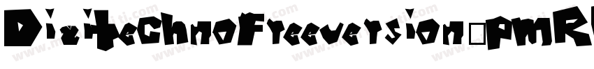 DigitechnoFreeversion-pmRK字体转换