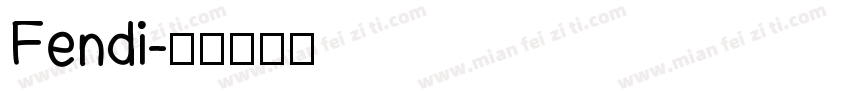 Fendi字体转换