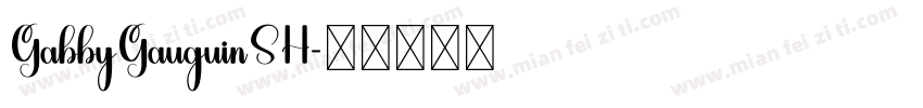 GabbyGauguinSH字体转换