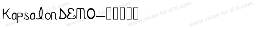 KapsalonDEMO字体转换
